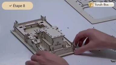 Vidéo tutoriel pour construire votre maquette 3D du Beth Hamikdach