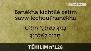 Lecture des psaumes 127, 128 & 129 (téhilim en hébreu + phonétique)