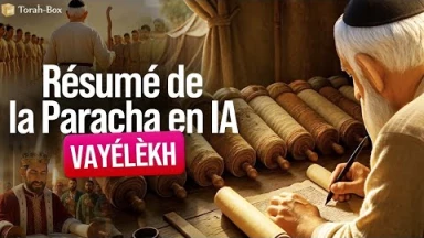 Résumé de la Paracha Vayélèkh en animation Vidéo IA