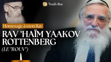 Le "Rouv" : Rav 'Haïm Yaakov Rottenberg (1909-1990)