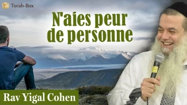 "Vous êtes dans les bras de Papa" (Rav Ygal Cohen)