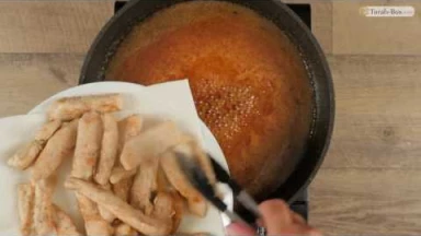 Recette : Lamelles de poulet au chili 