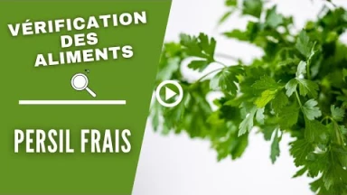 Vérification des aliments : Persil