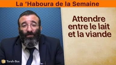 La ‘Haboura de la Semaine - Attendre entre la viande et le lait