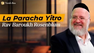 La Paracha Yitro avec Rav Rosenblum