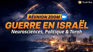 Réunion Zoom pour traverser la guerre avec force 💡 Neurosciences, Politique & Torah