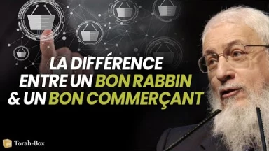Quelle différence entre le commerce et la Torah ?