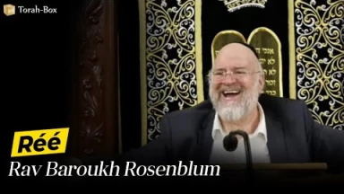 La Paracha Réé avec Rav Rosenblum