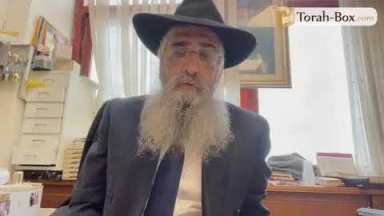 Appel du Rav Yaacov Mazouz pour Yossi, veuf, handicapé et père de 3 enfants