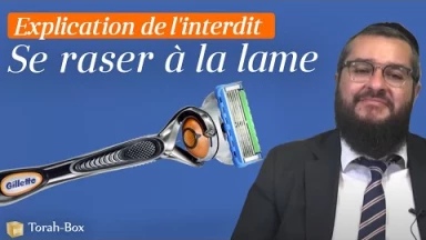 Explication de l'interdit de se raser à la lame
