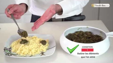 Chabbath, c'est facile - TRIER LES ÉLÉMENTS D'UN PLAT