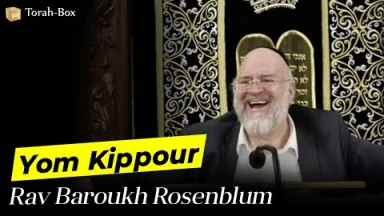 Yom Kippour avec Rav Rosenblum