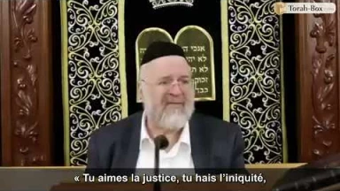 La Paracha Choftim avec Rav Rosenblum