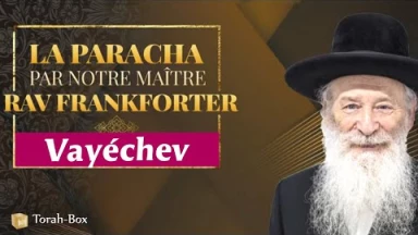 La Paracha Vayéchev par Rav Yossef David Frankforter