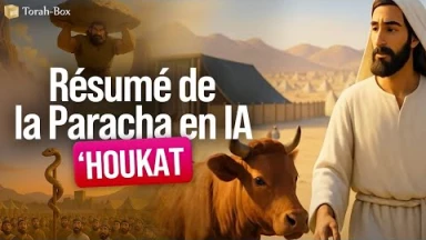 Résumé de la Paracha 'Houkat en animation Vidéo IA