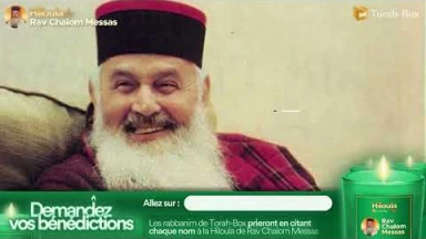 Biographie en vidéo du Rav Chalom Messas, grand rabbin du Maroc puis de Jérusalem