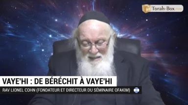 Le message de la Paracha Vaye'hi : De Béréchit à Vaye'hi (Rav Lionel Cohn)