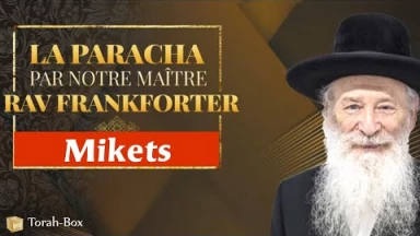 La Paracha Mikets par Rav Yossef David Frankforter
