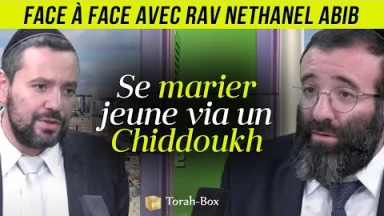 Face à Face avec... Rav Abib : Se marier jeune via un Chiddoukh