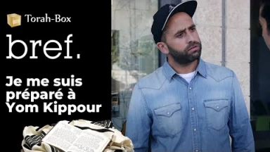 Bref, je me suis préparé à Yom Kippour