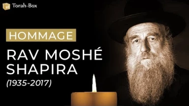 Hommage à mon Rav... Moshé Shapira (1935-2017) - 10 Tevet