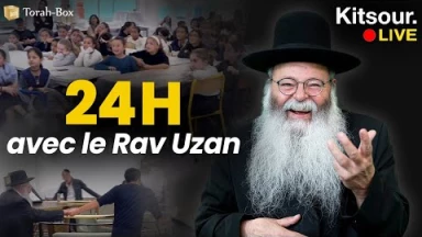 "Une Journée De 24h Avec Le Rav Eliahou Uzan"  Kitsour.