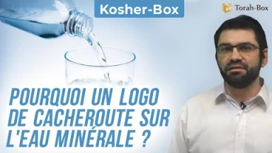Kosher-Box : Pourquoi un tampon de Cacheroute sur l'eau minérale ?