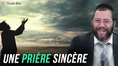 Une prière sincère