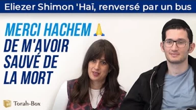 Eliezer Shimon 'Haï, renversé par un bus : "Merci Hachem de m'avoir sauvé de la mort"