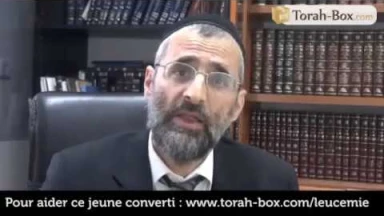 Appel du Rav Chaya : "Un converti a besoin urgent de donneurs de Thrombocytes"