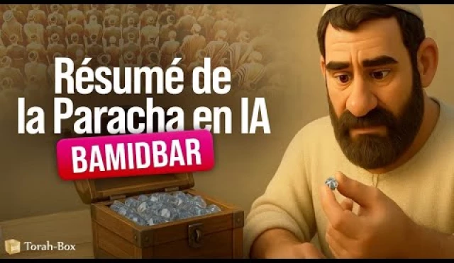 Résumé de la Paracha Bamidbar en animation Vidéo IA