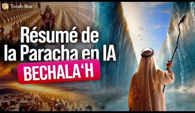 Résumé de la Paracha Béchala'h en animation Vidéo IA