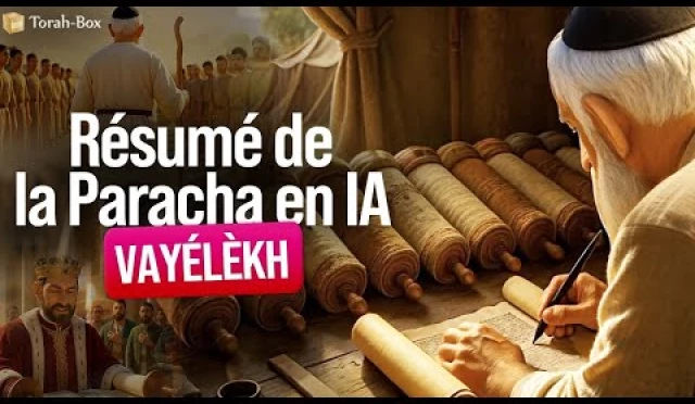 Résumé de la Paracha Vayélèkh en animation Vidéo IA