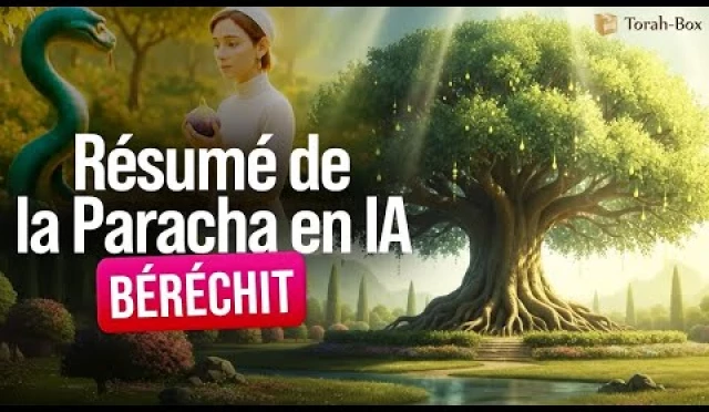Résumé de la Paracha Béréchit en animation Vidéo IA