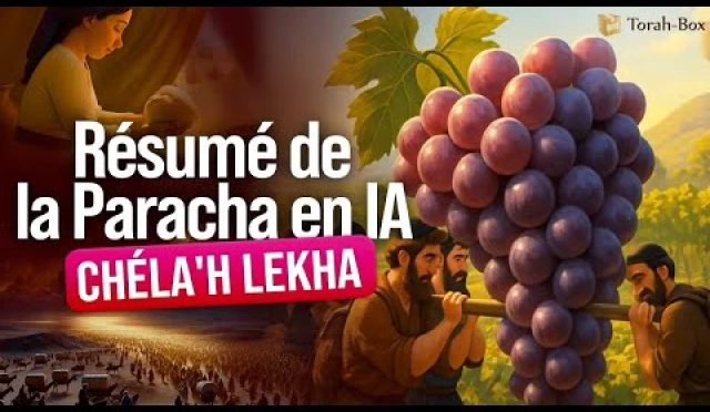 Résumé de la Paracha Chéla'h Lékha en animation Vidéo IA