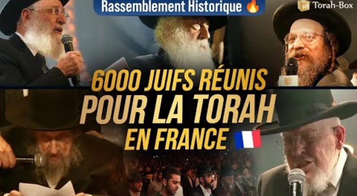 Une Soirée Inoubliable : 6 000 Juifs Réunis pour la Torah en France