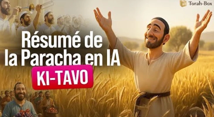 Paracha Inmaculada Résumé de la Paracha Ki-Tavo en animation Vidéo IA