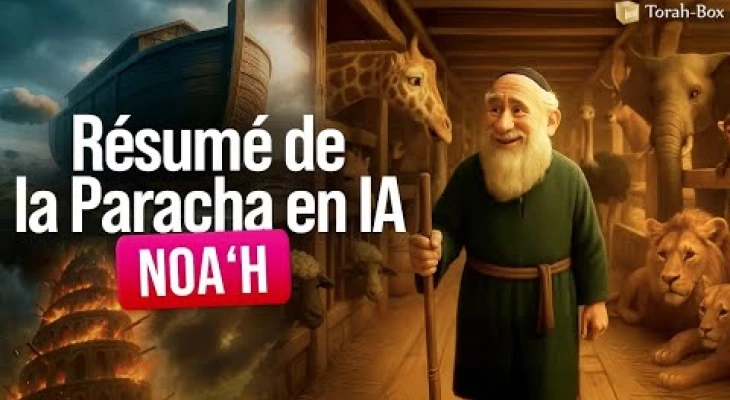Paracha Inmaculada Résumé de la Paracha Noa'h en animation Vidéo IA