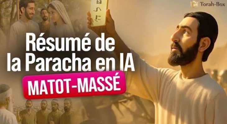 Paracha Inmaculada Résumé de la Paracha Matot-Massé en animation Vidéo IA